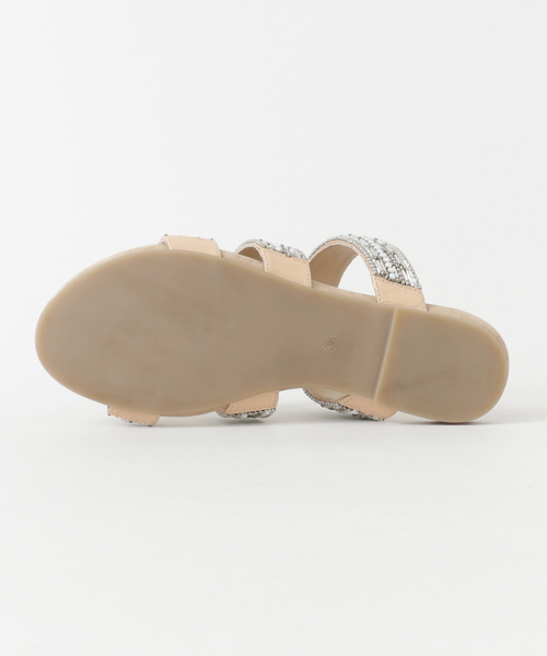 URBAN RESEARCH(アーバンリサーチ)の「UR ビーズコンフォートサンダル(サンダル・レディース・ベージュ/ブラック・38/37/36)」の6枚目の写真