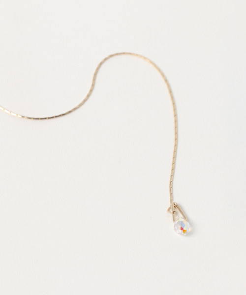 Q(キュー)の「スライドパールネックレス(ネックレス・レディース・ゴールド・ONE SIZE)」の3枚目の写真