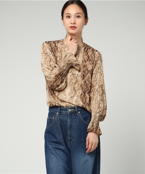 plage / プラージュ ヴィンテージツイル シャーリング 長袖ブラウス plage（プラージュ）の「ヴィンテージツイル シャーリング