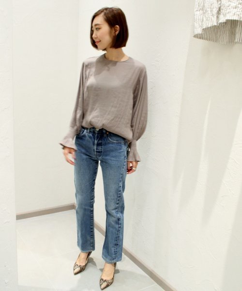 plage / プラージュ ヴィンテージツイル シャーリング 長袖ブラウス plage（プラージュ）の「ヴィンテージツイル シャーリング