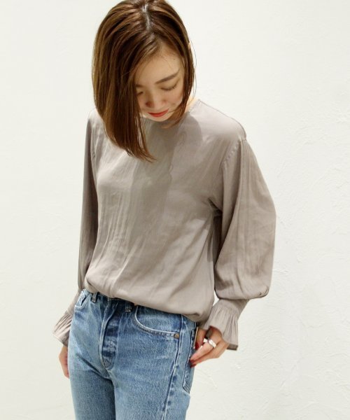 plage(プラージュ)の「ヴィンテージツイル シャーリングブラウス◆(シャツ/ブラウス・レディース・ベージュ/その他6・FREE)」の16枚目の写真