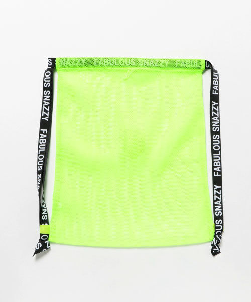 WEGO（ウィゴー）の「WEGO/プチプラメッシュナップザック（バックパック/リュック・レディース・ライム/ピンク/イエロー/オレンジ/ホワイト/ブラック/ブルー/グリーン/レッド/ライトピンク・FREE）」の19枚目の写真