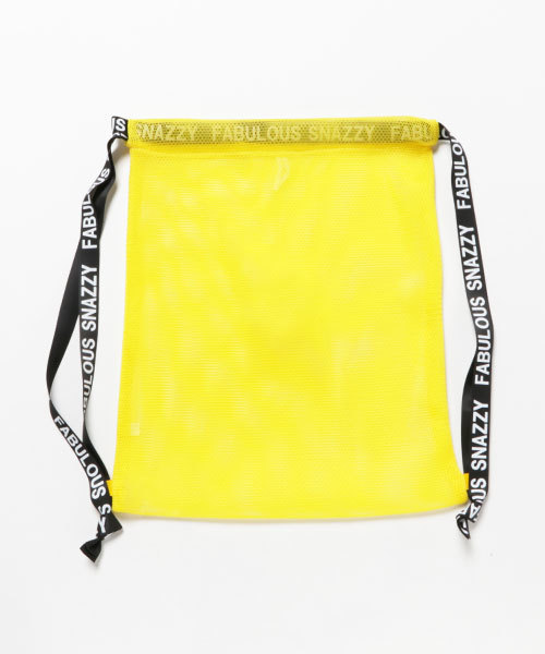 WEGO（ウィゴー）の「WEGO/プチプラメッシュナップザック（バックパック/リュック・レディース・ライム/ピンク/イエロー/オレンジ/ホワイト/ブラック/ブルー/グリーン/レッド/ライトピンク・FREE）」の18枚目の写真