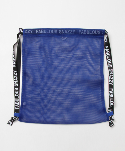 WEGO（ウィゴー）の「WEGO/プチプラメッシュナップザック（バックパック/リュック・レディース・ライム/ピンク/イエロー/オレンジ/ホワイト/ブラック/ブルー/グリーン/レッド/ライトピンク・FREE）」の5枚目の写真