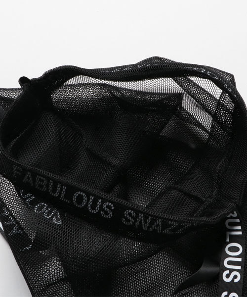 WEGO（ウィゴー）の「WEGO/プチプラメッシュナップザック（バックパック/リュック・レディース・ライム/ピンク/イエロー/オレンジ/ホワイト/ブラック/ブルー/グリーン/レッド/ライトピンク・FREE）」の13枚目の写真