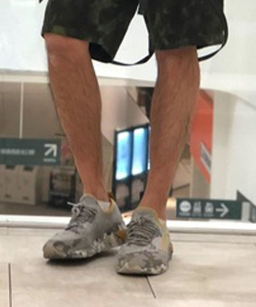 DIESEL（ディーゼル）の「Y01534P1623（スニーカー・メンズ・グリーン系カモフラージュ/グレー系カモフラージュ・40/41/42/43/44）」の2枚目の写真