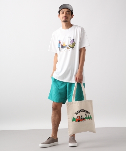 RAGEBLUE（レイジブルー）の「【RAGEBLUE×RYU AMBE】COLLABORATION T-shirts/809196（Tシャツ/カットソー・メンズ・ホワイト/ブラック/ベージュ・LARGE/MEDIUM）」の4枚目の写真