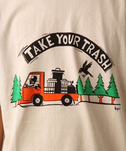 RAGEBLUE（レイジブルー）の「【RAGEBLUE×RYU AMBE】COLLABORATION T-shirts/809196（Tシャツ/カットソー・メンズ・ホワイト/ブラック/ベージュ・LARGE/MEDIUM）」の15枚目の写真