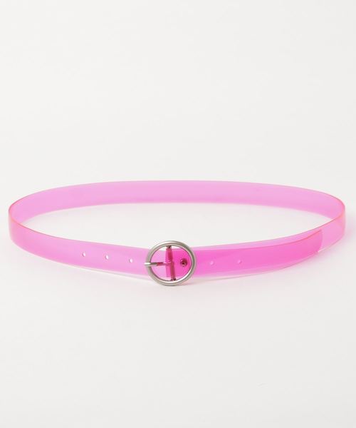 MANGROVE（マングローブ）の「【MANGROVE SELECT】クリアベルト（ベルト・レディース・ブラック/レッド/ピンク/イエロー/オレンジ/ブルー/グリーン/クリア・FREE）」の5枚目の写真