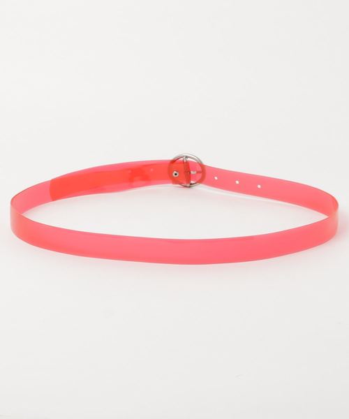 MANGROVE（マングローブ）の「【MANGROVE SELECT】クリアベルト（ベルト・レディース・ブラック/レッド/ピンク/イエロー/オレンジ/ブルー/グリーン/クリア・FREE）」の9枚目の写真