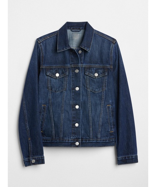 ホ*ス様 GAP×Madhappy ダメージ ダークデニムジャケット XL GAP ダークデニム XL デニムジャケット