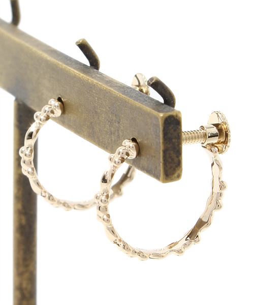 agete(アガット)の「K10イヤリング(10133113001)(イヤリング・レディース・ゴールド系その他・FREE)」の2枚目の写真