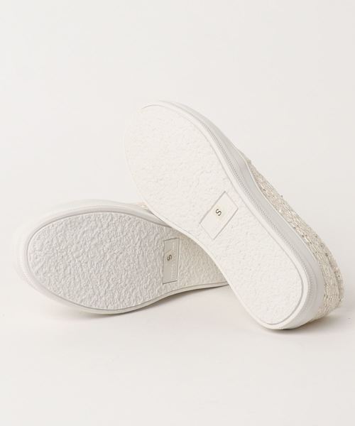 GeeRA（ジーラ）の「素材にこだわったスリッポン（スニーカー・レディース・ホワイト/ブラック/ベージュ/ネイビー/グレー・SMALL/MEDIUM/LARGE/X-LARGE/XX-LARGE）」の6枚目の写真