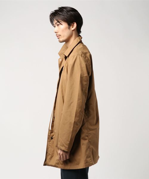 BEN DAVIS/PROJECT LINE（ベンデイビスプロジェクトライン）の「BENDAVIS PROJECTLINE LONG COACH JACKET/ベンデイビス ロング丈コーチジャケット（ナイロンジャケット・メンズ・ブラック/ベージュ/ネイビー/ブルー・MEDIUM/LARGE/X-LARGE）」の8枚目の写真