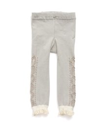 Ampersand | お花ラインのフリルスパッツ 10分丈(レギンス/スパッツ)