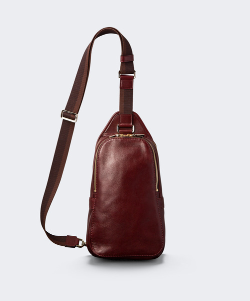 aniary（アニアリ）の「ボディバッグ（アンティークレザー）（ボディバッグ/ウエストポーチ・メンズ・ブラック/ダークブラウン/ダークブルー/キャメル/マルーン/ブルー系その他/ダークオレンジ/ライトグレー/レッド系その他/ホワイト系その他/ダークネイビー・FREE）」の11枚目の写真