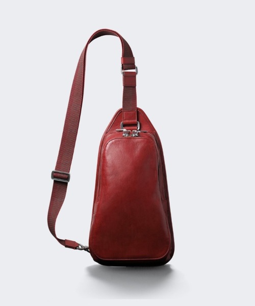 aniary（アニアリ）の「ボディバッグ（アンティークレザー）（ボディバッグ/ウエストポーチ・メンズ・ブラック/ダークブラウン/ダークブルー/キャメル/マルーン/ブルー系その他/ダークオレンジ/ライトグレー/レッド系その他/ホワイト系その他/ダークネイビー・FREE）」の10枚目の写真