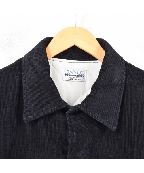 50s 60s コーデュロイ スタジャン 古着 ブラック ヴィンテージ 50's 60's Hitt Bro コーデュロイジャケット スタジャン