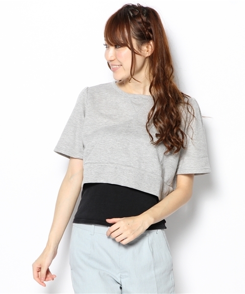 WEGO（ウィゴー）の「WEGO/シンプルプルオーバー（スウェット・レディース・ホワイト/ブラック/杢グレー・FREE）」の13枚目の写真