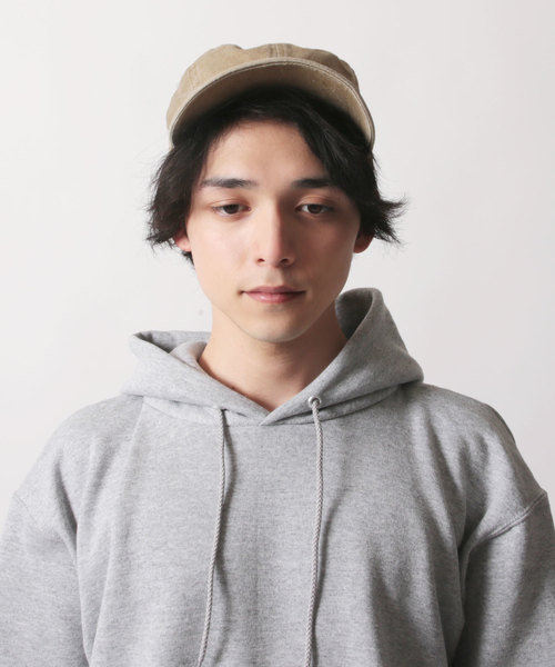 SHISKY（シスキー）の「ピグメント加工 ツイルワークキャップ（キャップ・メンズ・ブラック/ベージュ/カーキ/ネイビー・FREE）」の8枚目の写真