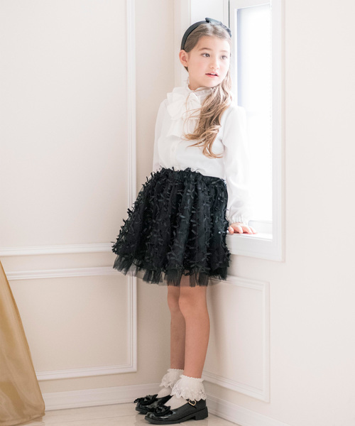 Catherine Cottage（キャサリンコテージ）の「チュールスカート＆ジャケットスーツ２点セット（スーツセット・キッズ・ブラック/グリーン・110/130/120）」の9枚目の写真