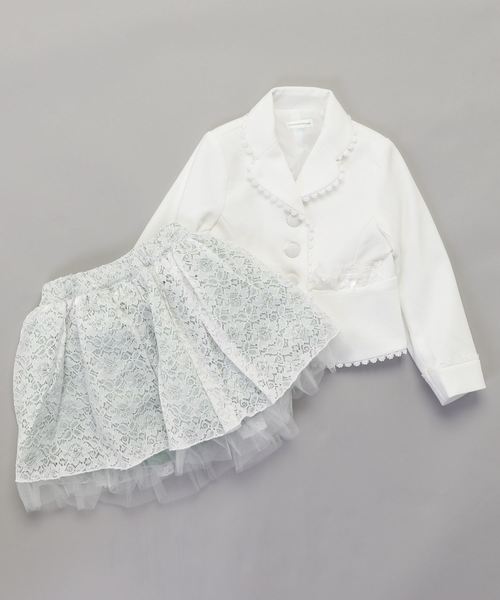 Catherine Cottage（キャサリンコテージ）の「チュールスカート＆ジャケットスーツ２点セット（スーツセット・キッズ・ブラック/グリーン・110/130/120）」の7枚目の写真