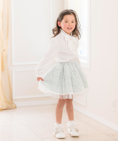 Catherine Cottage（キャサリンコテージ）の「チュールスカート＆ジャケットスーツ２点セット（スーツセット・キッズ・ブラック/グリーン・110/130/120）」の8枚目の写真