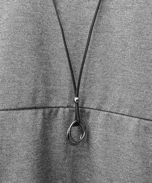 MinoriTY（マイノリティ）の「3点セット/TRドルマンロンT+タンクトップ+ネックレス アンサンブル（Tシャツ/カットソー・メンズ・ホワイト/チャコールグレー/ブラック/ピンク・M/L/XL）」の13枚目の写真