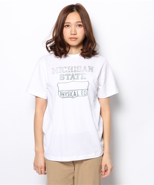 BEAMS BOY（ビームスボーイ）の「○TAILGATE / プリント Tシャツ 14SS（Tシャツ/カットソー・レディース・ホワイト/グレー/イエロー/グリーン/ライトブルー・X-SMALL）」の9枚目の写真