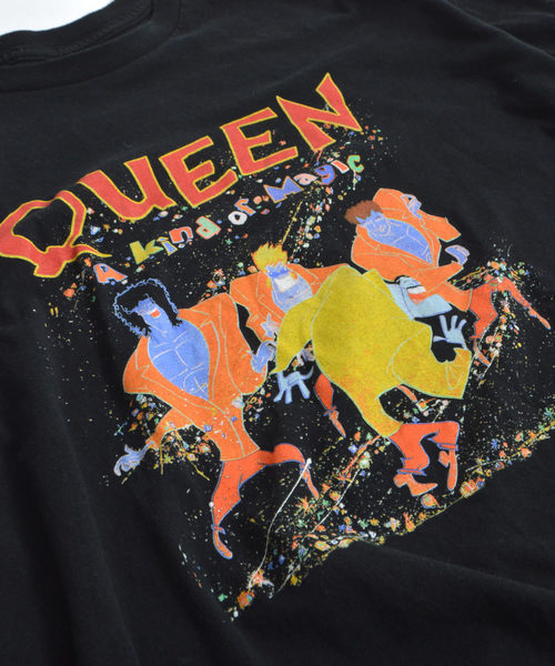 ROOPTOKYO(ループトウキョウ)の「THRIFTY LOOK/スリフティールック QUEEN「A KIND OF MAGIC」T-SHIRTS(Tシャツ/カットソー・メンズ・ブラック・M/L/XL)」の3枚目の写真