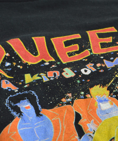 ROOPTOKYO(ループトウキョウ)の「THRIFTY LOOK/スリフティールック QUEEN「A KIND OF MAGIC」T-SHIRTS(Tシャツ/カットソー・メンズ・ブラック・M/L/XL)」の4枚目の写真