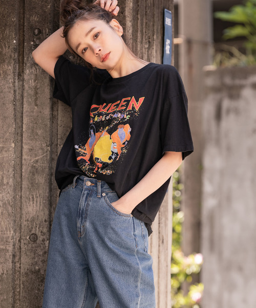 ROOPTOKYO(ループトウキョウ)の「THRIFTY LOOK/スリフティールック QUEEN「A KIND OF MAGIC」T-SHIRTS(Tシャツ/カットソー・メンズ・ブラック・M/L/XL)」の13枚目の写真