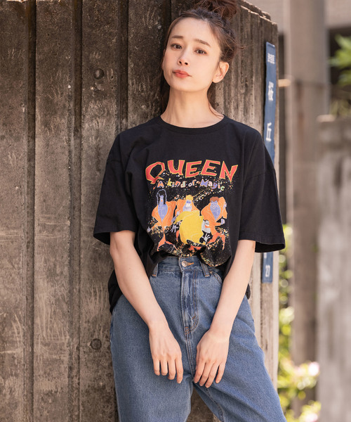 ROOPTOKYO(ループトウキョウ)の「THRIFTY LOOK/スリフティールック QUEEN「A KIND OF MAGIC」T-SHIRTS(Tシャツ/カットソー・メンズ・ブラック・M/L/XL)」の14枚目の写真