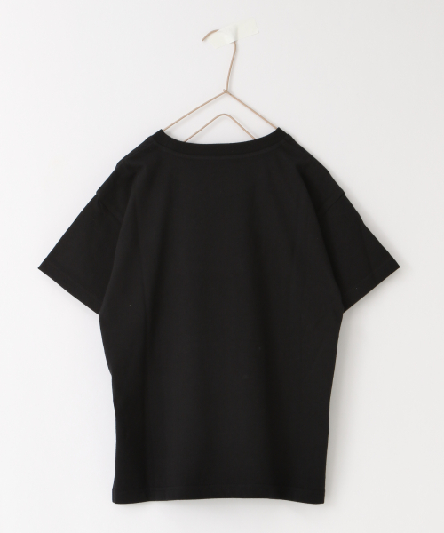 LOWRYS FARM（ローリーズファーム）の「アソートロゴＴＥＥ　838661（Tシャツ/カットソー・キッズ・ブラック/ベージュ/オフホワイト/イエロー・SMALL/MEDIUM/LARGE）」の12枚目の写真