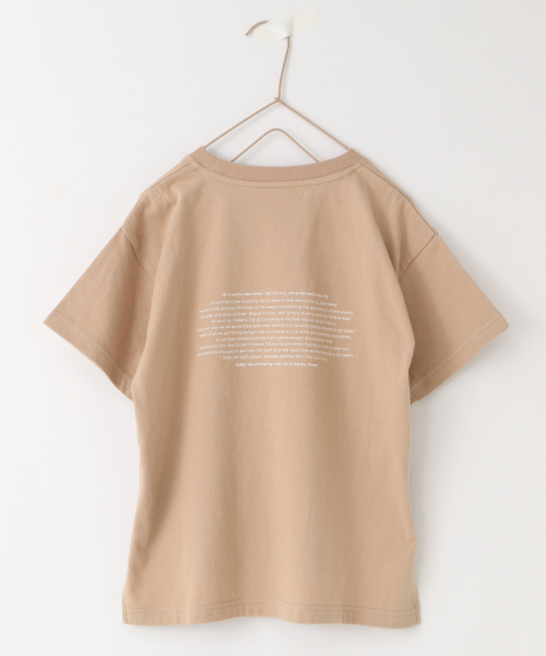 LOWRYS FARM（ローリーズファーム）の「アソートロゴＴＥＥ　838661（Tシャツ/カットソー・キッズ・ブラック/ベージュ/オフホワイト/イエロー・SMALL/MEDIUM/LARGE）」の17枚目の写真