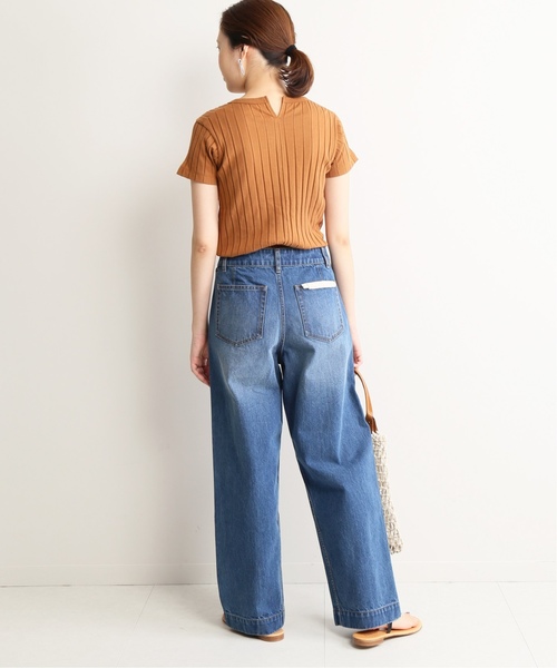 【2025年最新】海外限定の人気アイテム セール】LE DENIM デニムバギーパンツ◇（デニムパンツ）｜SLOBE パンツ