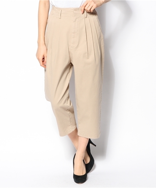 Another Edition(アナザーエディション)の「AE CHINO TUCK PT ◆(チノパンツ・レディース・ベージュ/ネイビー・MEDIUM/SMALL)」の11枚目の写真