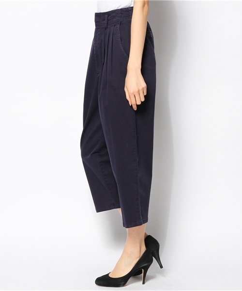 Another Edition(アナザーエディション)の「AE CHINO TUCK PT ◆(チノパンツ・レディース・ベージュ/ネイビー・MEDIUM/SMALL)」の3枚目の写真