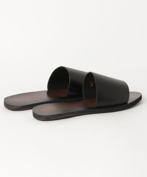 JACKROSE（ジャックローズ）の「S PUレザースライドサンダル（サンダル・メンズ・ホワイト/ブラック・M/L）」の6枚目の写真