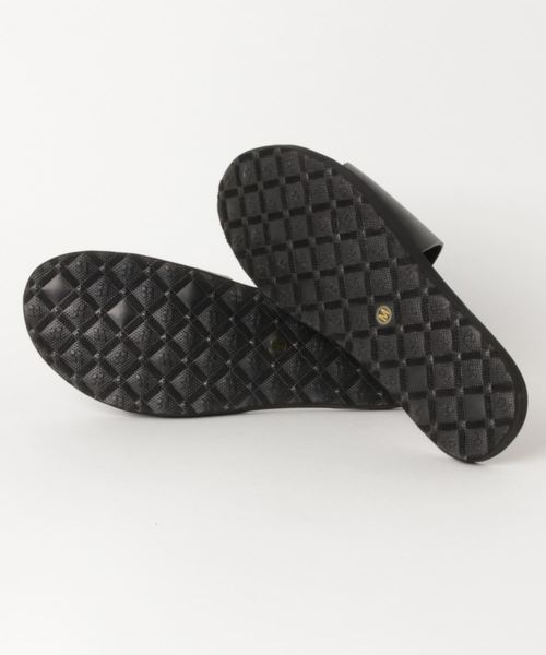 JACKROSE（ジャックローズ）の「S PUレザースライドサンダル（サンダル・メンズ・ホワイト/ブラック・M/L）」の4枚目の写真