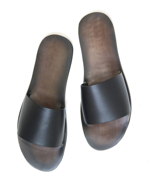 JACKROSE（ジャックローズ）の「S PUレザースライドサンダル（サンダル・メンズ・ホワイト/ブラック・M/L）」の9枚目の写真