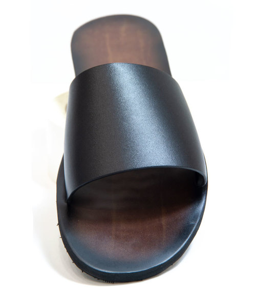 JACKROSE（ジャックローズ）の「S PUレザースライドサンダル（サンダル・メンズ・ホワイト/ブラック・M/L）」の8枚目の写真