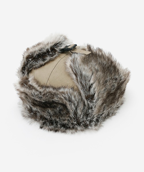 CONTROL FREAK（コントロールフリーク）の「ツイルフライトキャップ（キャップ・レディース・ブラック/ベージュ/グレー/カーキ・FREE）」の3枚目の写真