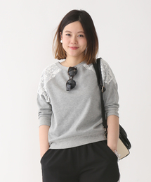 mystic | 2WAYスカラップレースプルオーバー(Tシャツ/カットソー)