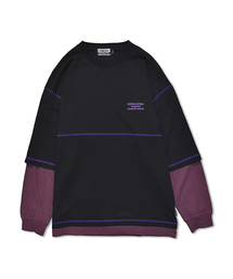 Layered Stitch Long Tee