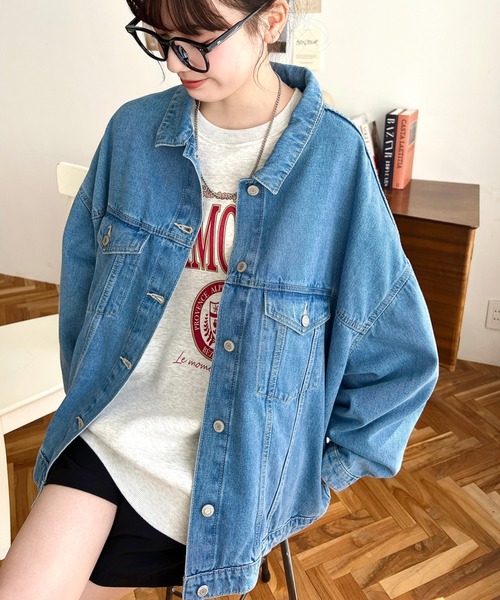 PIONEER WEAR カラフルデニムジャケットMサイズ