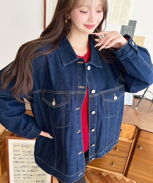 moment+（モーメントプラス）の「ヘビーウェイトデニムオーバー