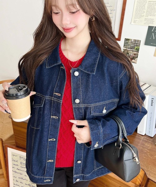 未使用♡PRIDEビジューシースルーデニムジャケット 未使用♡PRIDEビジューシースルーデニムジャケット 未使用