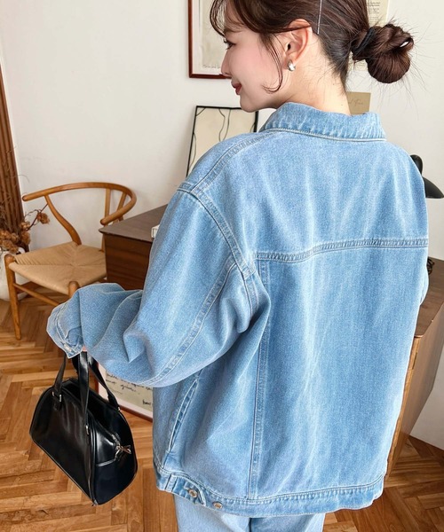 セール】ヘビーウェイトデニムオーバーサイズデニムジャケット/ビッグG