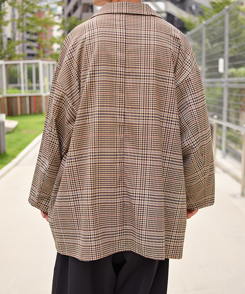 kutir（クティール）の「ルーズテーラードジャケット（テーラードジャケット・メンズ・ブラック/ベージュ/ライトベージュ・MEDIUM/LARGE）」の18枚目の写真